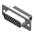 FCT from Molex 26 Way Straight 1.98 mm Pitch Panel Mount Female D-Sub Connector with 4 to 40 Screw CT15-26S7 / 1731130074