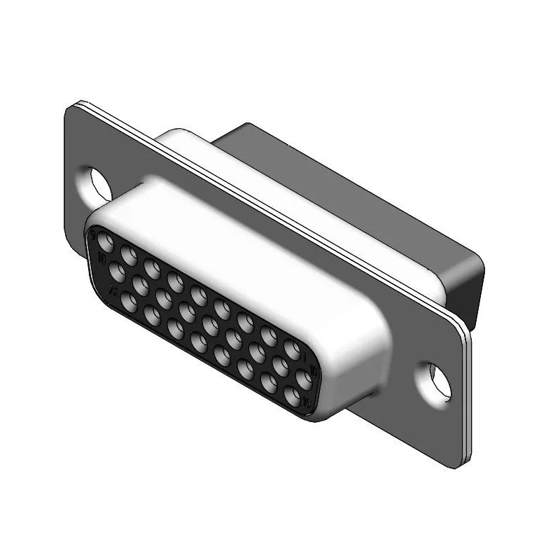 FCT from Molex 26 Way Straight 1.98 mm Pitch Panel Mount Female D-Sub Connector with 4 to 40 Screw CT15-26S7 / 1731130074