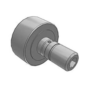 SKF Stud Cam Follower 20mm Bore, 52mm Roller Diameter, 24mm Roller Width, Static Load 46.5kN, Dynamic Load 20.9kN KRV 52 PPA