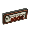 FCT from Molex 15 Way Straight 2.84 mm Pitch Panel Mount Male D-Sub Connector with 4 to 40 Screw Lock FWDR15PA / 1731100050