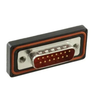 FCT from Molex 15 Way Straight 2.84 mm Pitch Panel Mount Male D-Sub Connector with 4 to 40 Screw Lock FWDR15PA / 1731100050