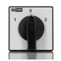 RS PRO 3 Phase, 3 Position 60 ° Rotary Cam Switch Knob Actuator 20 A 690V 208-3908