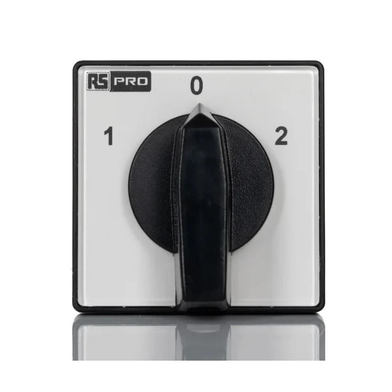 RS PRO 3 Phase, 3 Position 60 ° Rotary Cam Switch Knob Actuator 20 A 690V 208-3908