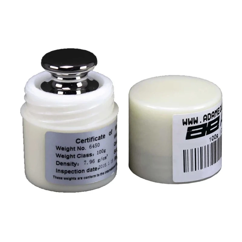 Adam 100 g Calibration Weight, Class M1 Stainless Steel, United Kingdom M1 100g