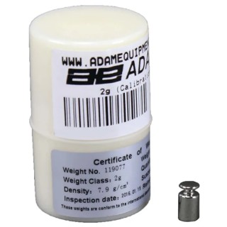 Adam 2 g Stainless Steel Calibration Weight Class M1 M1 2g