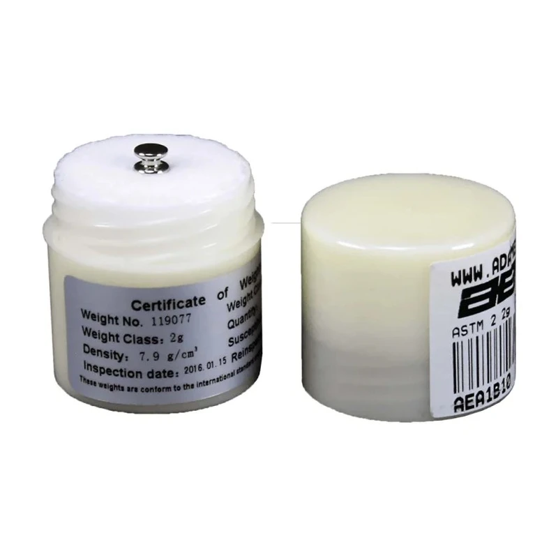 Adam 2 g Stainless Steel Calibration Weight Class M1 M1 2g