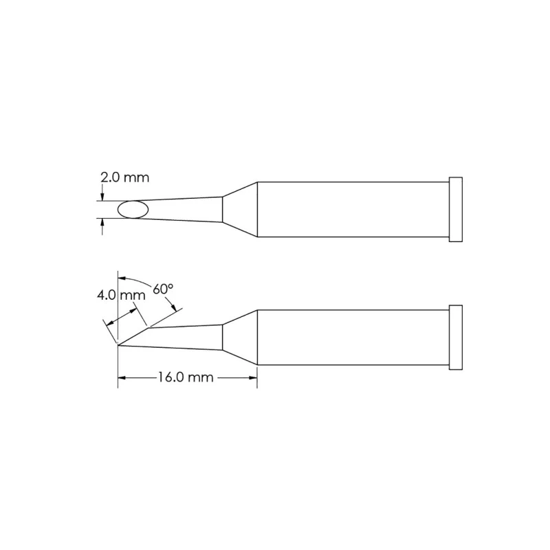 Metcal 16 mm Hoof Soldering Iron Tip GT6-HF6020S