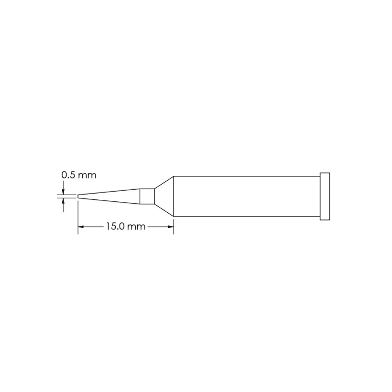 Metcal 15 mm Conical 15 mm Soldering Iron Tip for GT6 Soldering Iron GT6-CN1505A