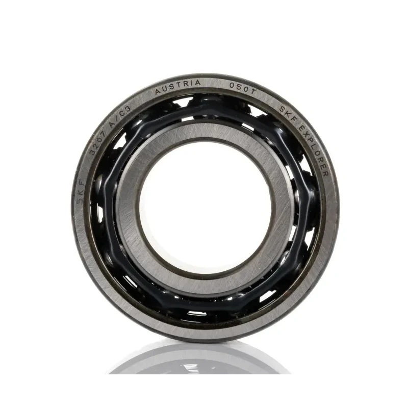 SKF Double Row Angular Contact Ball Bearing 35 mm ID, 72 mm OD, 27 mm Race Width 3207 A/C3