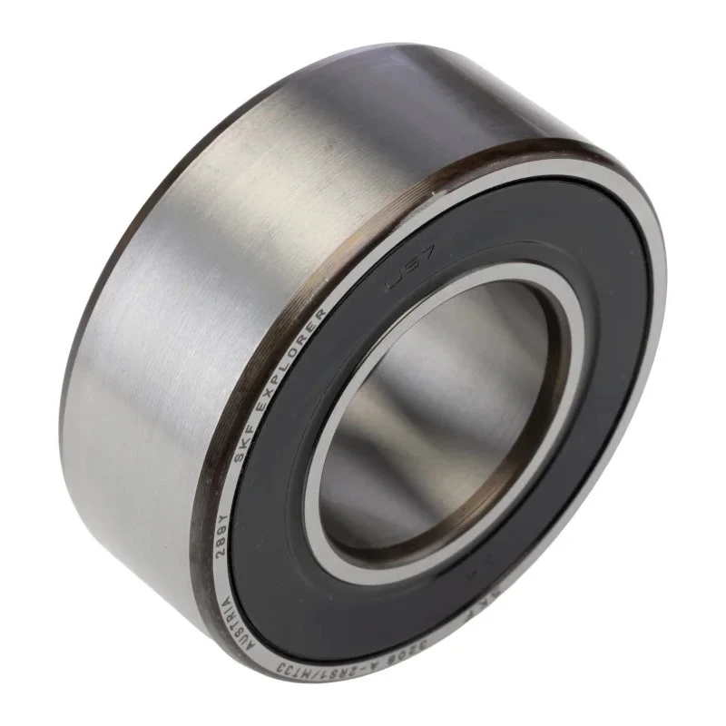 SKF Double Row Angular Contact Ball Bearing 40 mm ID 80 mm OD 30.2 mm Race Width 3208 A-2RS1/MT33