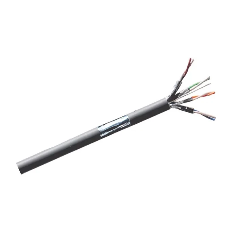 RS PRO Cat6a Shielded Ethernet Cable, 100 m, Grey PVC Jacket, 300V, U/FTP Shielded Cat6a Cable