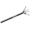 RS PRO Cat6a Shielded Ethernet Cable, 100 m, Grey PVC Jacket, 300V, U/FTP Shielded Cat6a Cable