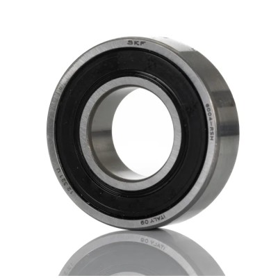 SKF Single Row Deep Groove Ball Bearing 20 mm ID, 42 mm OD, 12 mm Width, Sealed Cage 6004-RSH