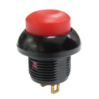 RS PRO Push Button Switch, Momentary, Panel Mount, 13.6 mm Cutout, SPST, Black LED, IP67, 36 V DC, 250 V AC 209-9127