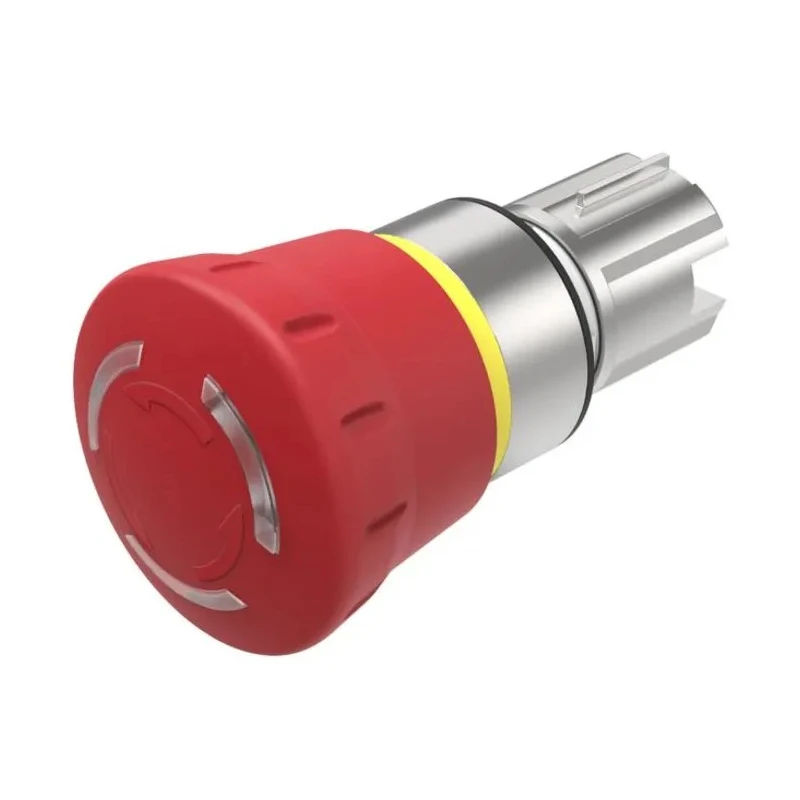 EAO 45 Series Emergency Stop Push Button Head, Twist Release, Red Mushroom, 40mm Diameter, IP66 IP67 IP69K 45-2D36.2920.000