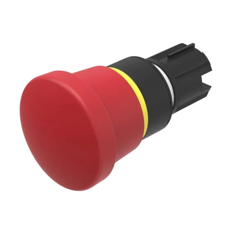 EAO Emergency Stop Push Button Head Twist Release Mushroom Style Plastic 40 mm Diameter 45-2C37.1920.000