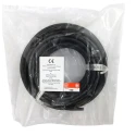 RS PRO 3 Core Power Cable Black 0.75mm² 450V 200°C Silicone Rubber 25 m 210-1250