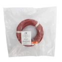 RS PRO Red Hook Up Wire 462x0.08 mm Core Strands 5 m Silicone Rubber Insulation 500V 200°C 210-1254