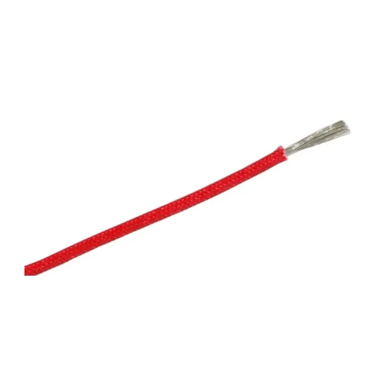 RS PRO Red 1.5 mm² Hook Up Wire, 30 Strands of 1 mm Core Silicone Rubber Insulation, 25 m Length, 500 V, High 210-1264