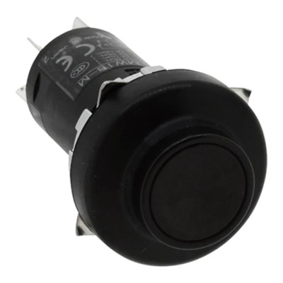 Idec MW Series Push Button Switch Momentary Panel Mount 22.3 mm Cutout DPDT IP66 110 V AC MW1B-M12B