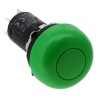 Idec MW Series Momentary Push Button Switch, Panel Mount, DPDT, IP66, 22 mm Cutout, 110 V AC MW1B-M32G