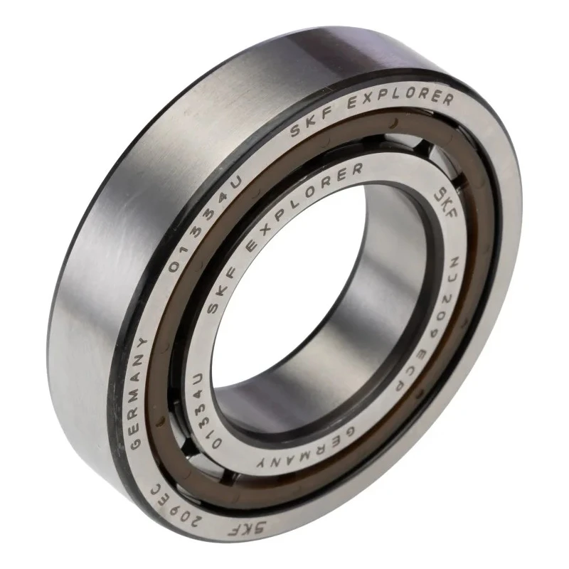 SKF Cylindrical Roller Bearing 45 mm ID 85 mm OD Shielded Single Row 9500 rpm NJ 209 ECP