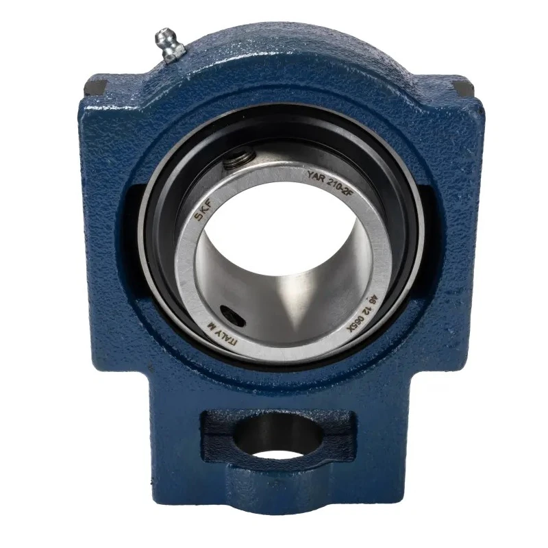 SKF Bearing Unit Cast Iron Housing Set Screw Locking 50mm ID 149mm Length Shielded TUJ 50 TF