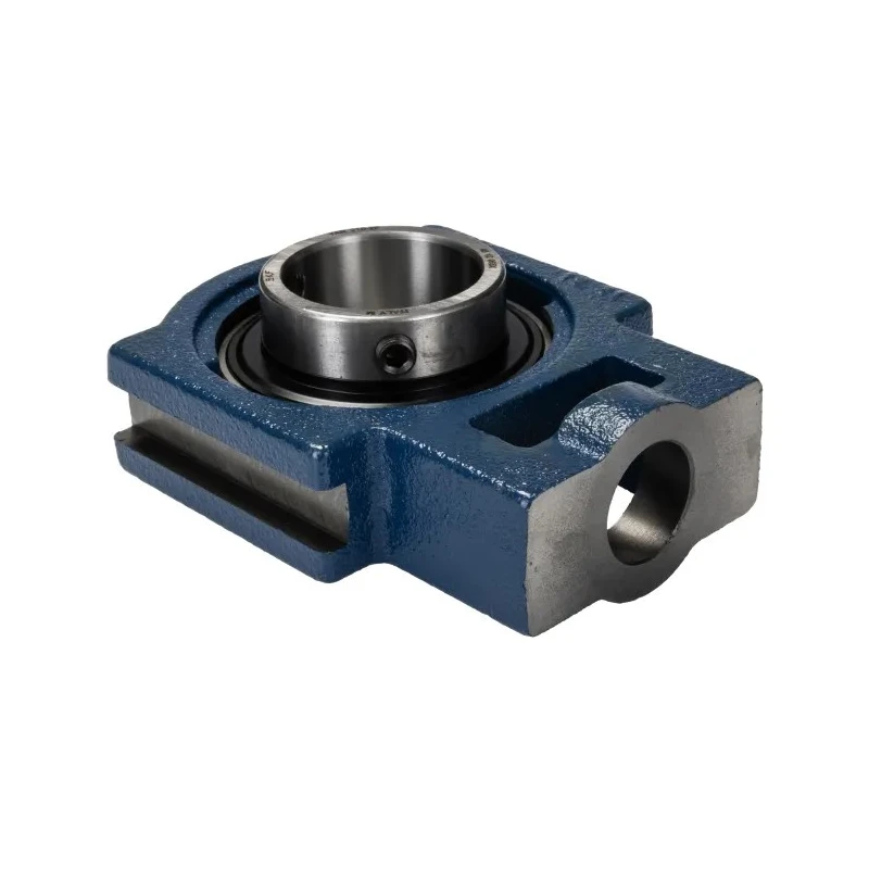 SKF Bearing Unit Cast Iron Housing Set Screw Locking 50mm ID 149mm Length Shielded TUJ 50 TF