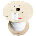 RS PRO Cat6a Ethernet Cable Solid Solid, 500 m, White, Shielded Low Smoke Zero Halogen Cat6a