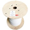 RS PRO Cat6a Ethernet Cable Solid Solid, 500 m, White, Shielded Low Smoke Zero Halogen Cat6a