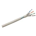 RS PRO Cat6a Ethernet Cable Solid Solid, 500 m, White, Shielded Low Smoke Zero Halogen Cat6a