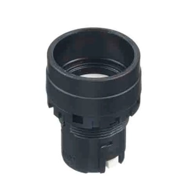 Idec HW Series Black Maintained Push Button Head, 22 mm Cutout, IP69K, IP67 HW1L-A0