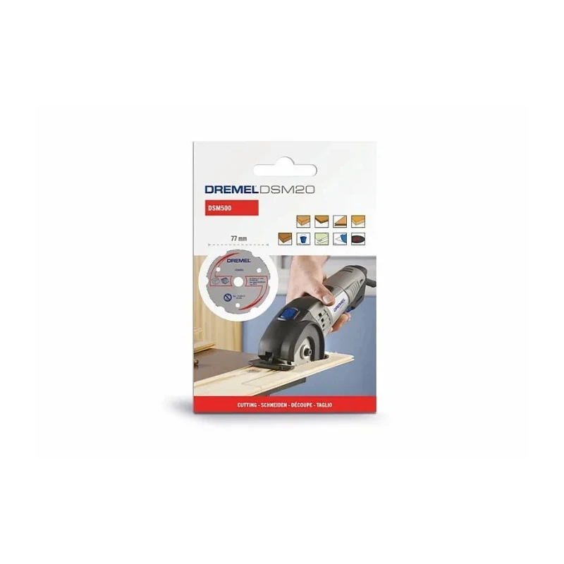 Dremel Carbide Cutting Disc 77 mm Diameter x 2 mm Thick DSM500