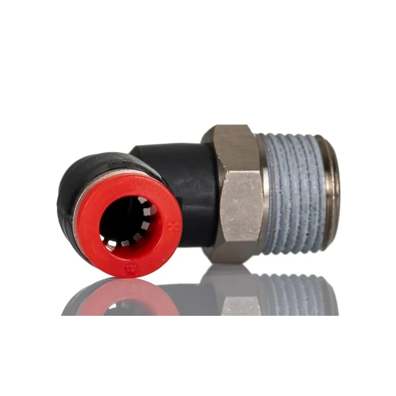 Norgren Pneufit C Series Female Pneumatic Fitting Nickel Plated Brass 1/2 in R C01470848