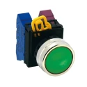 Idec YW4B Series Green Maintained Push Button Head 22 mm Cutout IP65 YW4B