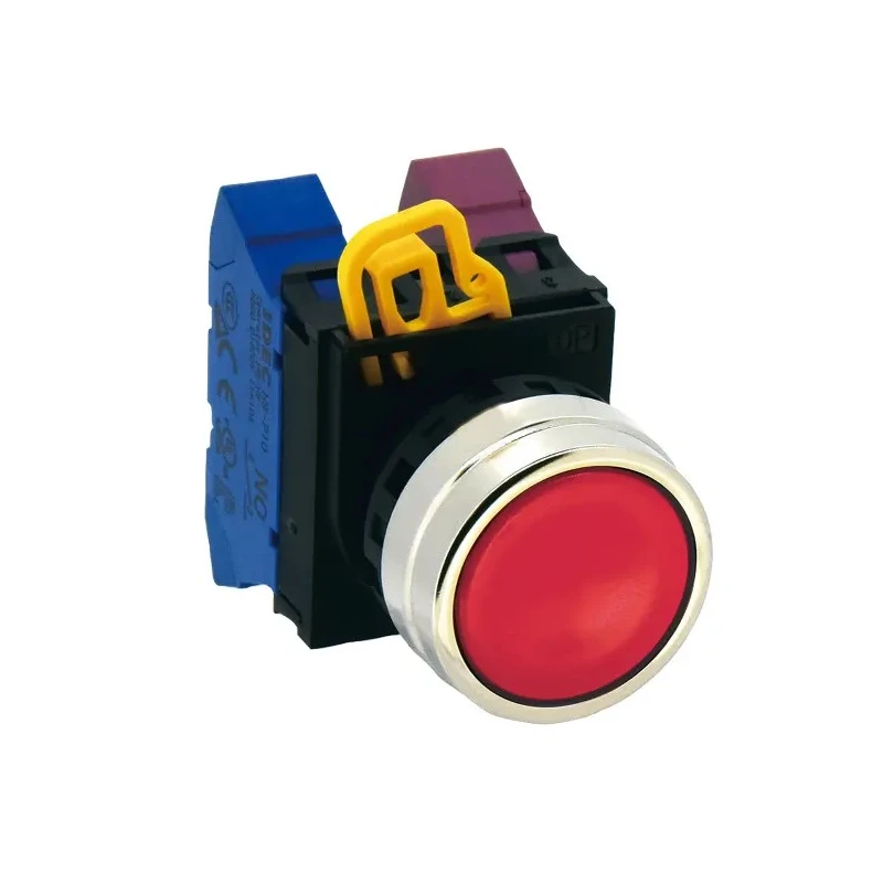 Idec Red Momentary Push Button Head 22 mm Cutout IP65 YW4B
