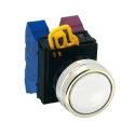 Idec YW4B Series White Maintained Push Button Head 22 mm Cutout Diameter IP65 