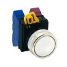 Idec YW4B Series White Maintained Push Button Head 22 mm Cutout Diameter IP65