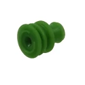 Molex 64325 Automotive Connector Seal Cable Male Wire Seal Plug-In Silicone Housing Green 7.5mm Depth 7.4mm Width 643251345