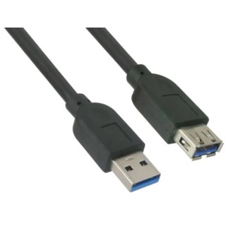 Molex USB Cable Female USB Type A to Female USB 3.0 USB Type A Black 1.5 m 687890036