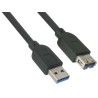 Molex USB Cable Female USB Type A to Female USB 3.0 USB Type A Black 1.5 m 687890036