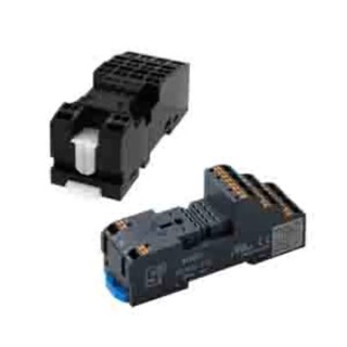 Idec 14 Way 300V AC DIN Rail Relay Socket Push-in Terminal for RU4 SU4S-21L