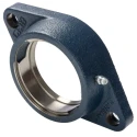 SKF Flanged Bearing Unit 72 mm Inside Diameter Cast Iron 2 Hole Round Mount FYTB 507 M