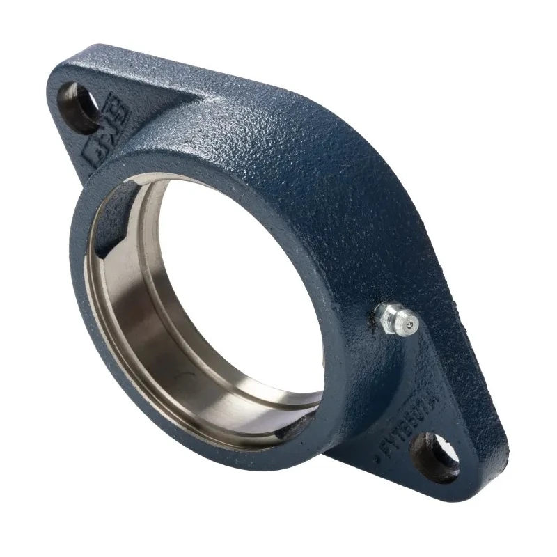 SKF Flanged Bearing Unit 72 mm Inside Diameter Cast Iron 2 Hole Round Mount FYTB 507 M