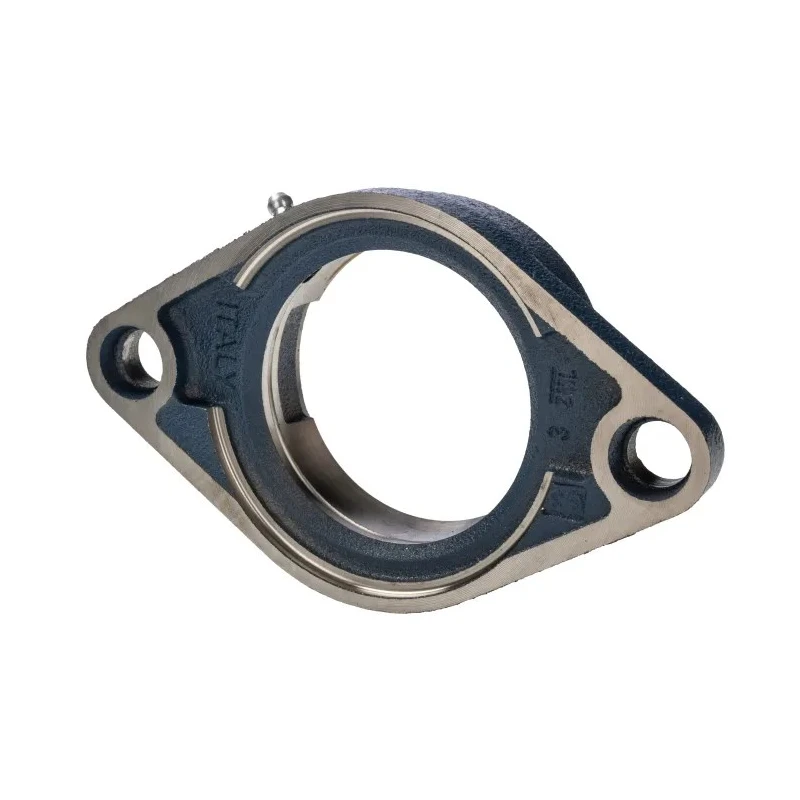 SKF Flanged Bearing Unit 72 mm Inside Diameter Cast Iron 2 Hole Round Mount FYTB 507 M