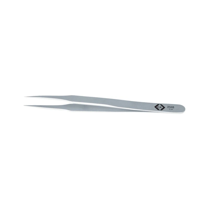 CK 123mm Stainless Steel Flat ESD Safe Tweezer T2348