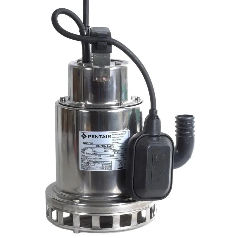 W Robinson And Sons 230V Direct Coupling Stainless Steel Submersible Water Pump 160L/min 555039