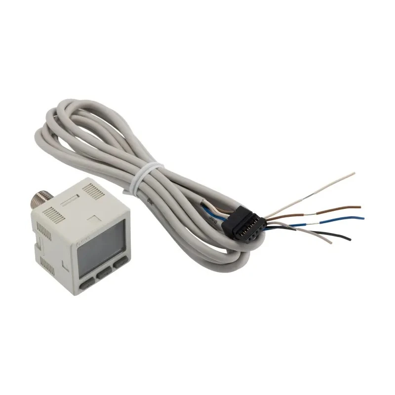 SMC Pneumatic Pressure Switch , IP40, 10 bar Max Pressure, 12V/24V DC, 60°C Operating Temp