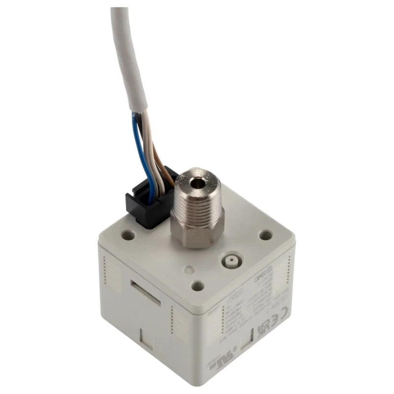 SMC Pneumatic Pressure Switch , IP40, 10 bar Max Pressure, 12V/24V DC, 60°C Operating Temp