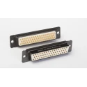 Amphenol India 78 Way Straight 2.29 mm Pitch Panel Mount D-Sub Connector with 4 to 40 Screw Lock Female M24308/23-71F